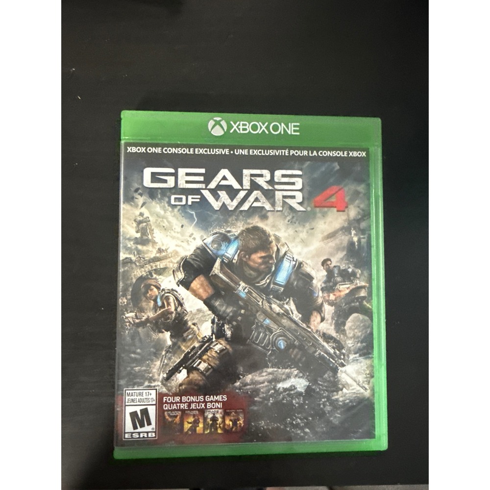Gears of War 4 Microsoft Xbox One Game 4 Bonus Games Included Physical Disc